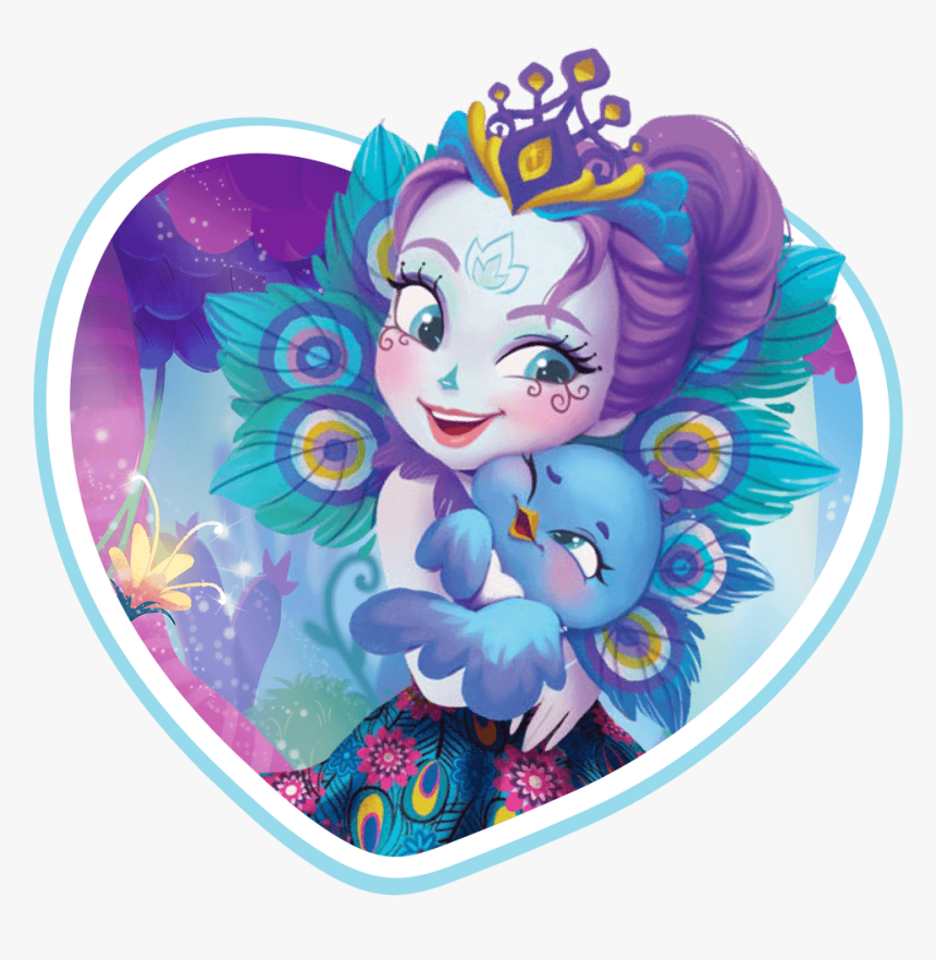 Patter Peacock And Flap Charater Thumbnail-characterimage - Enchantimals Peacock, HD Png Download