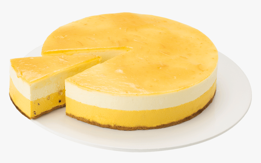 Layered Passionfruit Cheesecake, HD Png Download