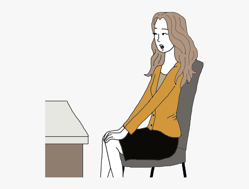 Job Interview - Sitting, HD Png Download