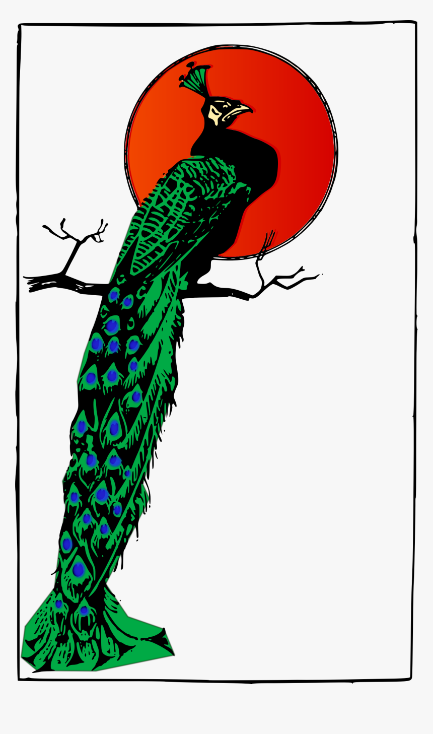 Angry Peacock Clip Arts - Angry Peacock, HD Png Download