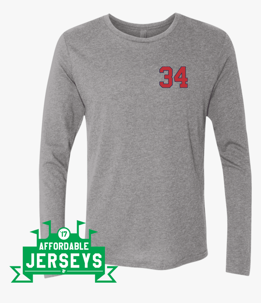 Transparent David Ortiz Png - Long-sleeved T-shirt, Png Download