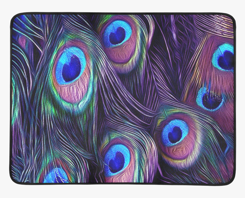 Peacock Feather Beach Mat 78 X 60, HD Png Download