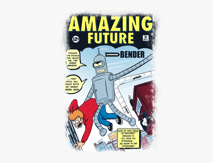 The Amazing Bender Tee Design By Sergiodoe - Poster, HD Png Download