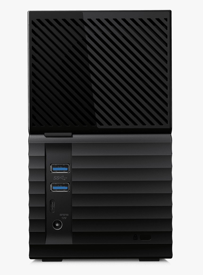 Wd My Book Duo Desktop Raid 4tb - Western Digital My Book Duo Desktop Black Disk Array, HD Png Download