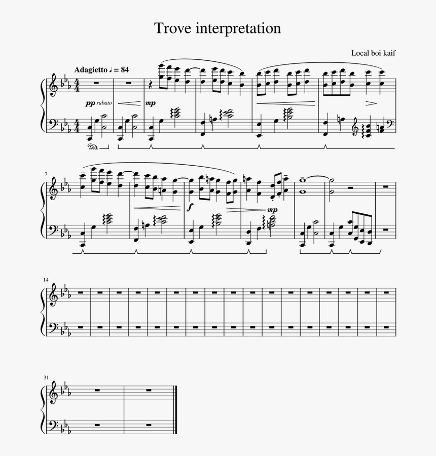 Affections Touching Across Time Score, HD Png Download