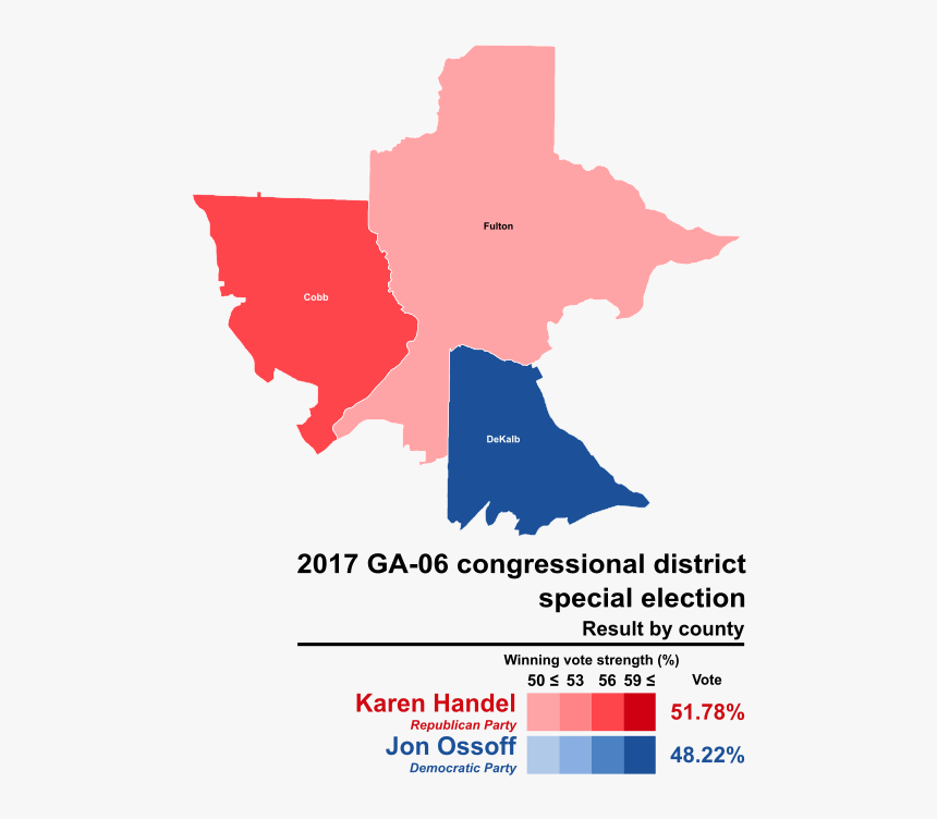 Georgia's Sixth Congressional District, HD Png Download