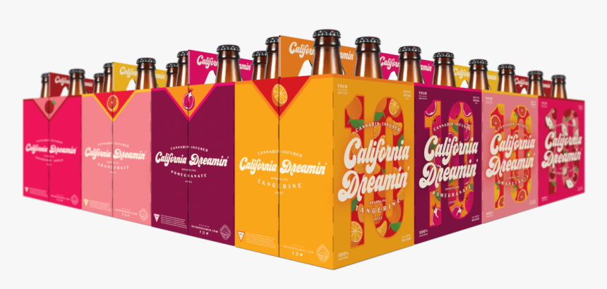 California Dreamin - California Dreamin Cannabis Soda, HD Png Download