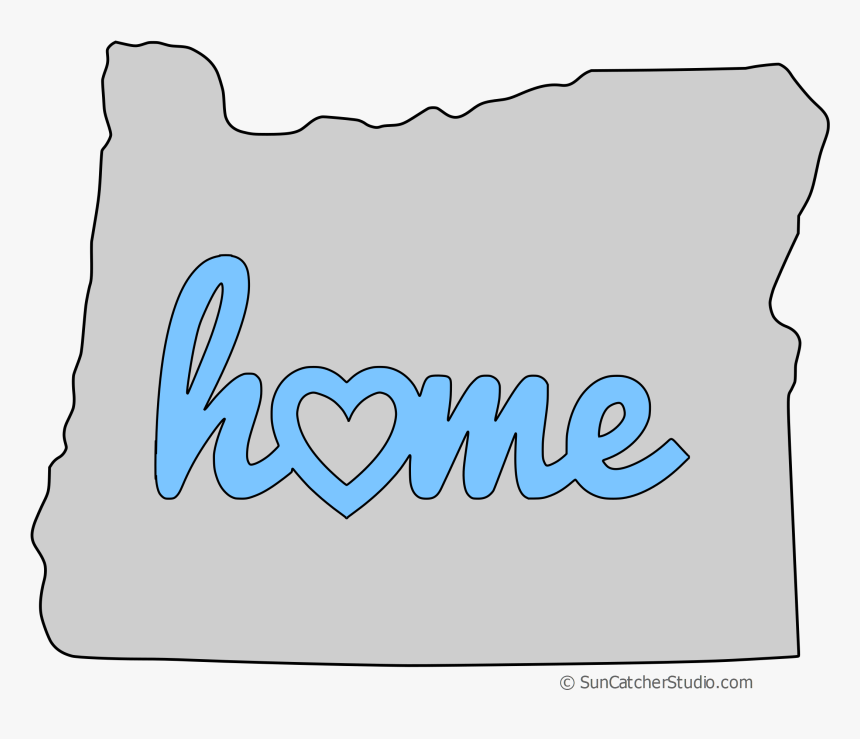 Oregon State Outline Png, Transparent Png
