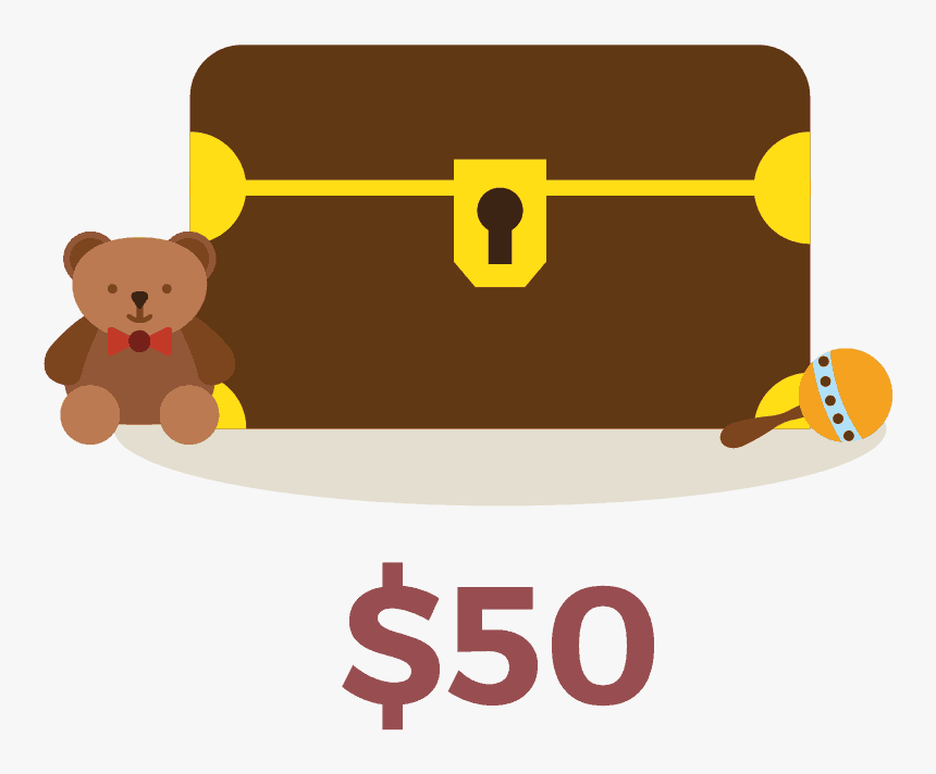 Transparent Treasure Chest Png - Teddy Bear, Png Download