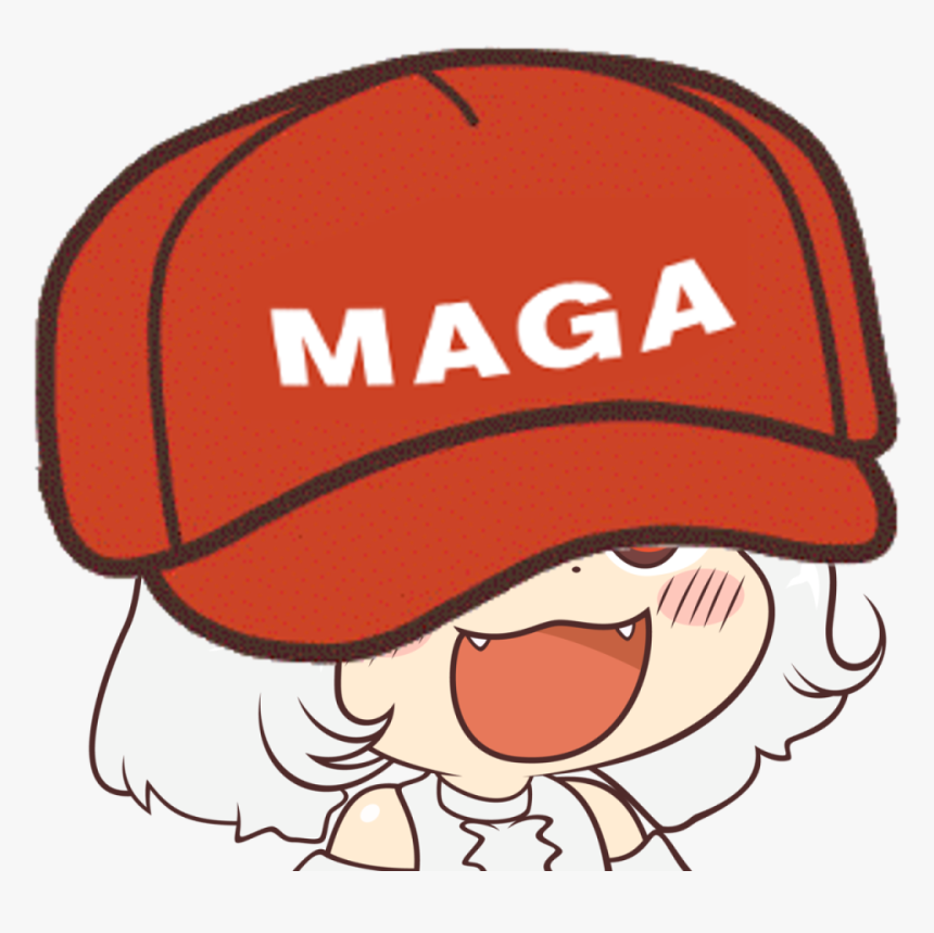 Maga Cartoon Cheek Headgear - Touhou Momiji Meme, HD Png Download