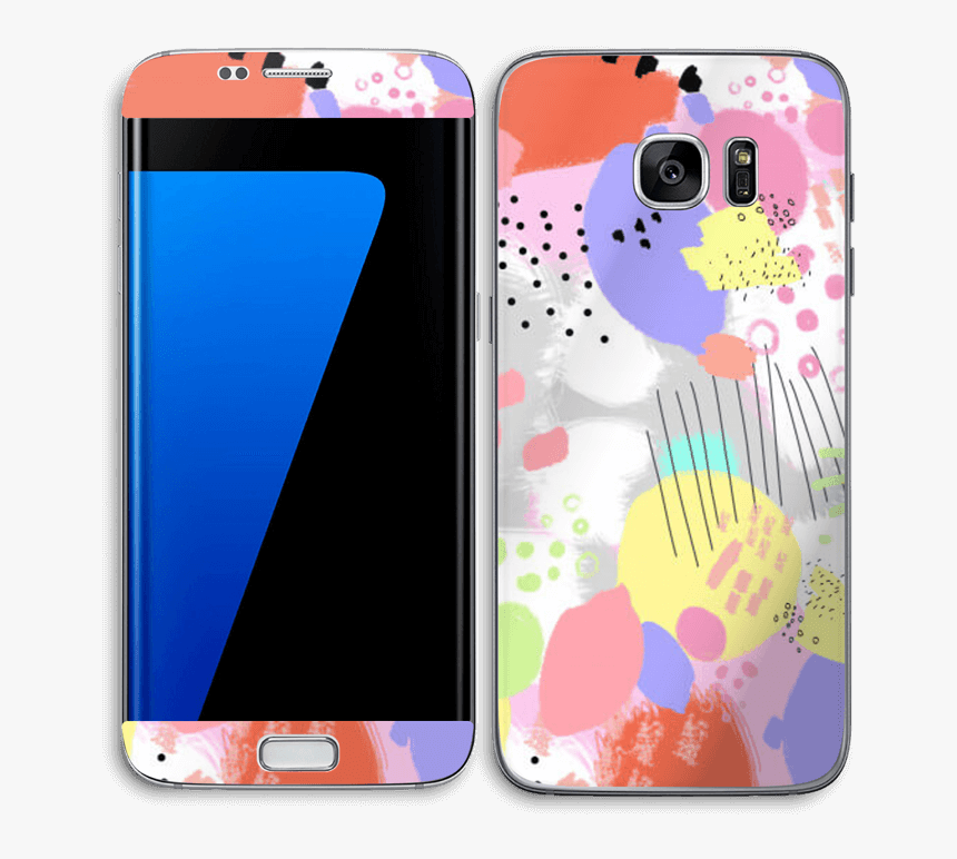 Abstract Color Skin Galaxy S7 Edge - Iphone, HD Png Download
