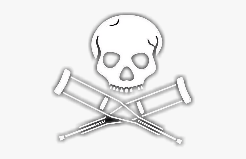 #jackass #skull #tetedemort #squeletton #freetoedit - Skull, HD Png Download