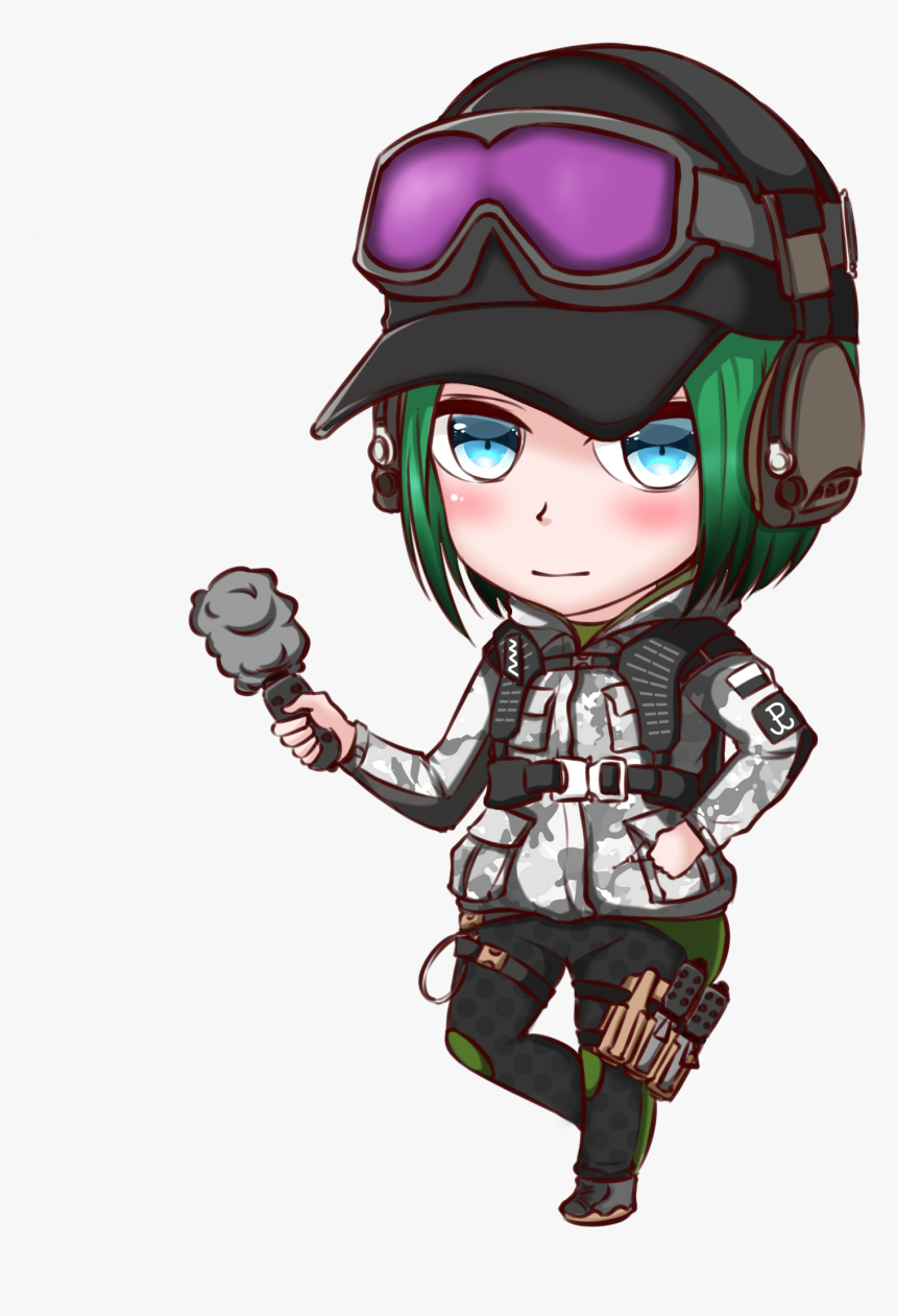 Ela By Jizi Art Drawings, Drawings, Art Illustrations - Rainbow Six Siege Ela Chibi, HD Png Download