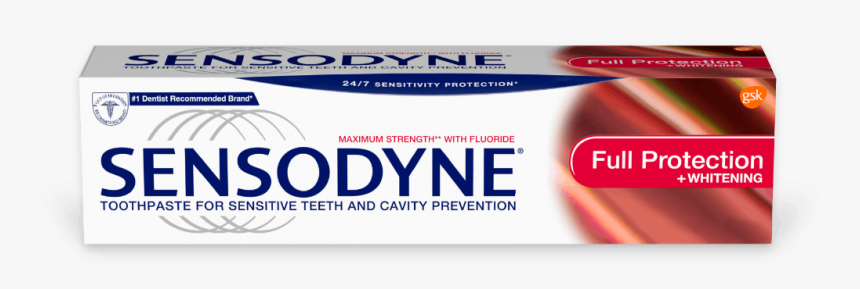 Sensodyne Full Protection With Whitening Toothpaste - Sensodyne Full Protection, HD Png Download