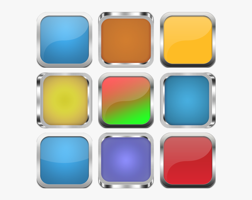 Social Media Icon Framed Backgrounds - Art, HD Png Download