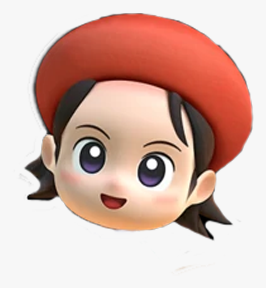 Waluigi Head Png - Adeleine Kirby, Transparent Png
