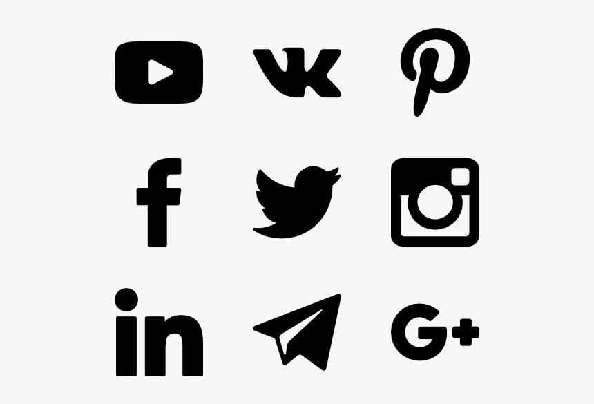 Social Media Elements Png, Transparent Png