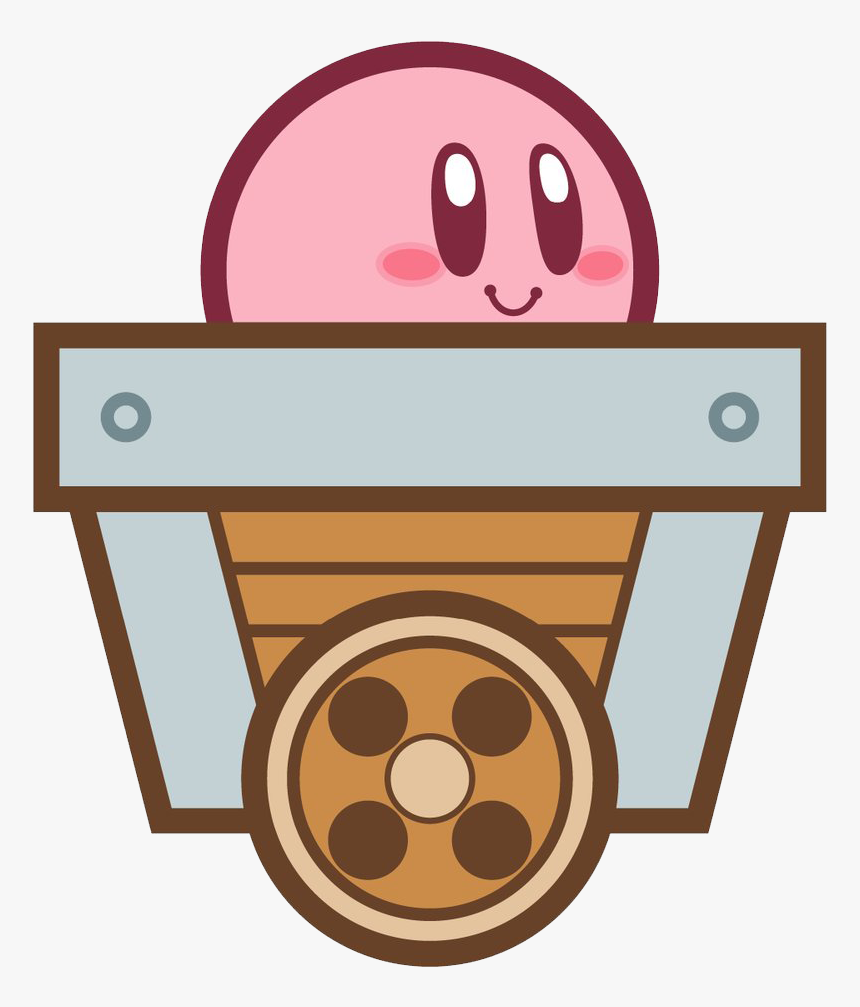 Clip Freeuse Mine Cart - Kirby, HD Png Download