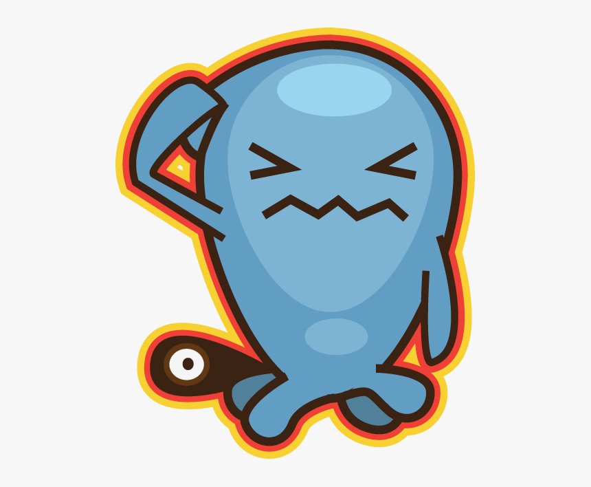 Wobbuffet Art, HD Png Download