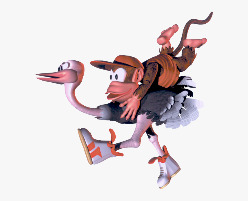 Donkey Kong Country 2 Concept Art - Donkey Kong Country Animal Buddies, HD Png Download