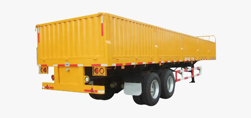 Clw 3 Axles 40ft Side Wall Semi Trailer Cargo Trailer - Trailer Truck, HD Png Download