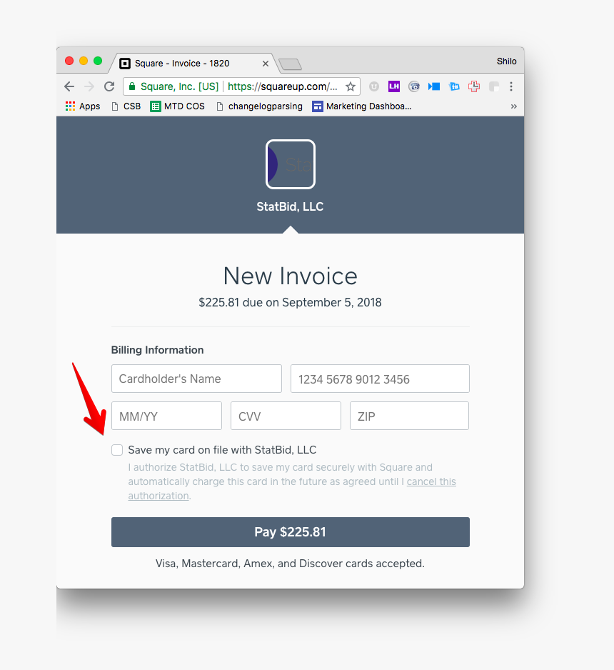 1820 2018 09 05 11 08 23 - Save Card On File, HD Png Download