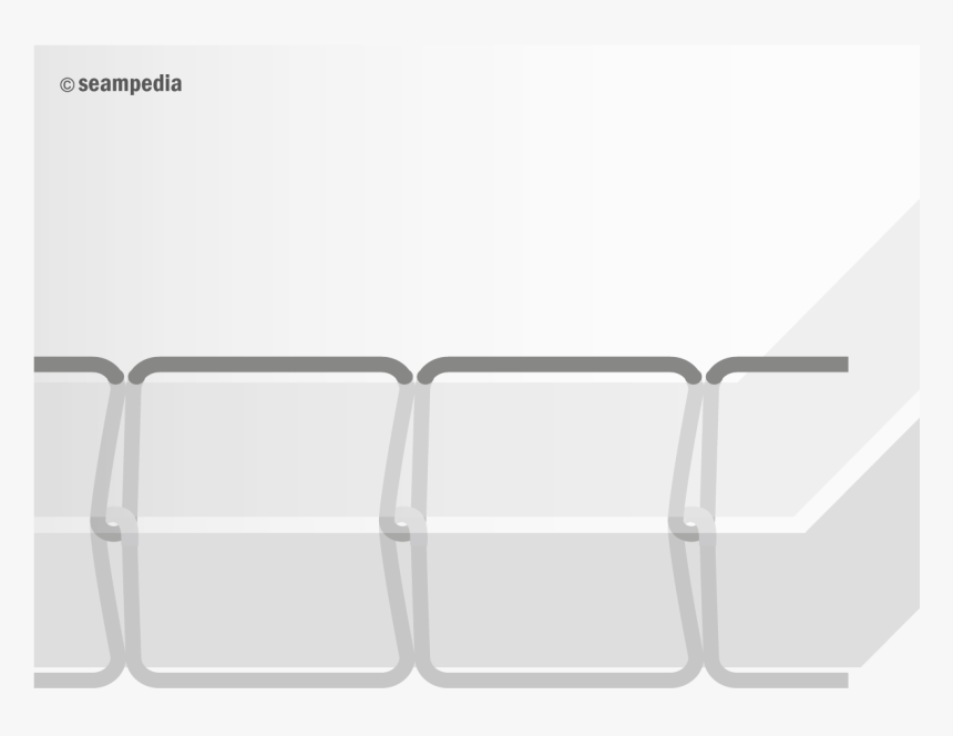 Sewing Stitch Puntada Doble Pespunte Lock Stich Clase - Chair, HD Png Download