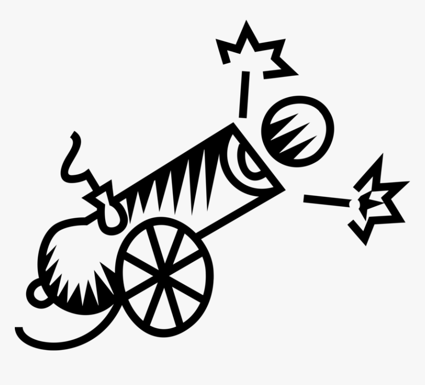Vector Illustration Of Military Artillery Cannon Weapon - Ramazan Hediye Internet Turkcell, HD Png Download
