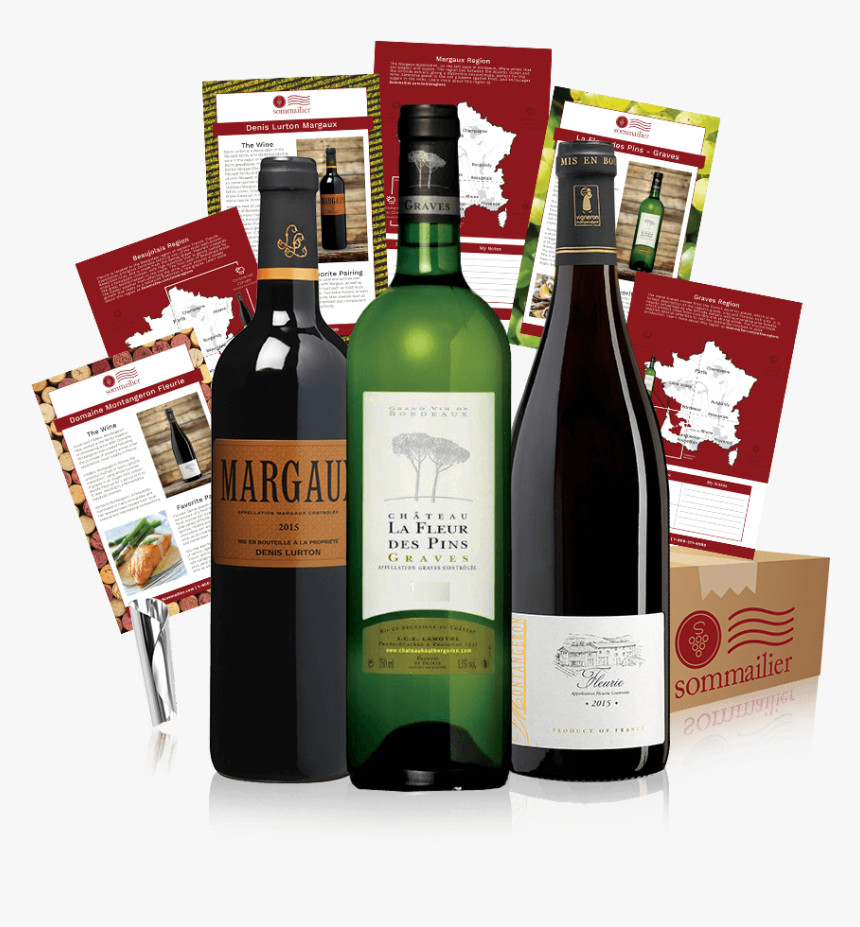 French Wine Club 3 Bottle Delivery Service - French Wine, HD Png Download