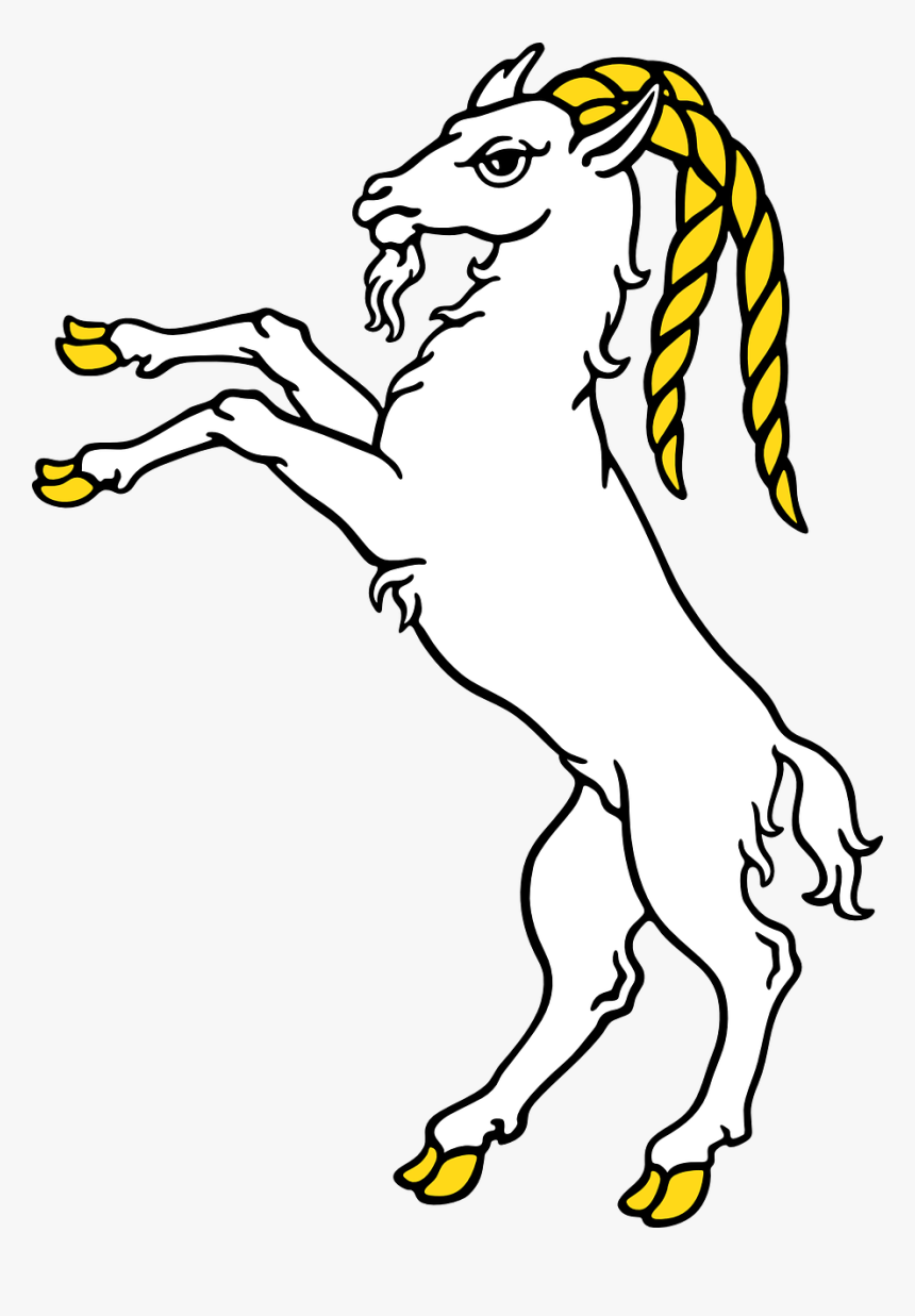 Ram, Goat, Animal, Sheep, Zodiac, Chinese, Year, Horn - Coat Of Arms Goat, HD Png Download