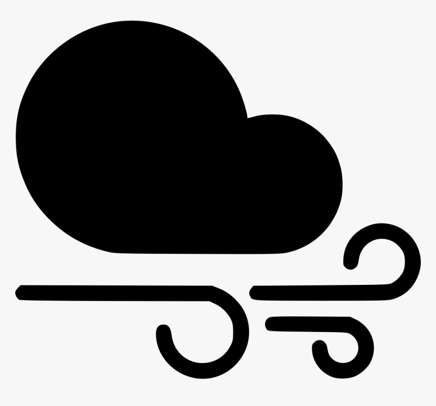 Gusts Cloud Wind - Heart, HD Png Download
