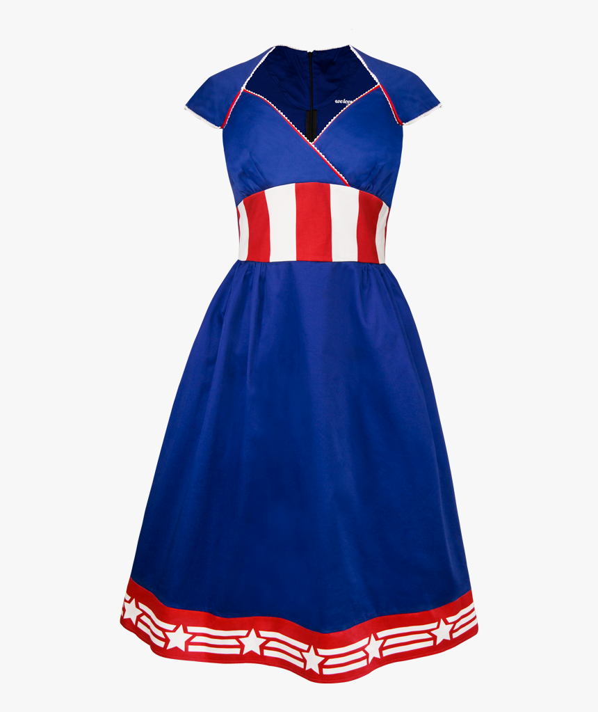 Captain America Dapper Day Dress, HD Png Download