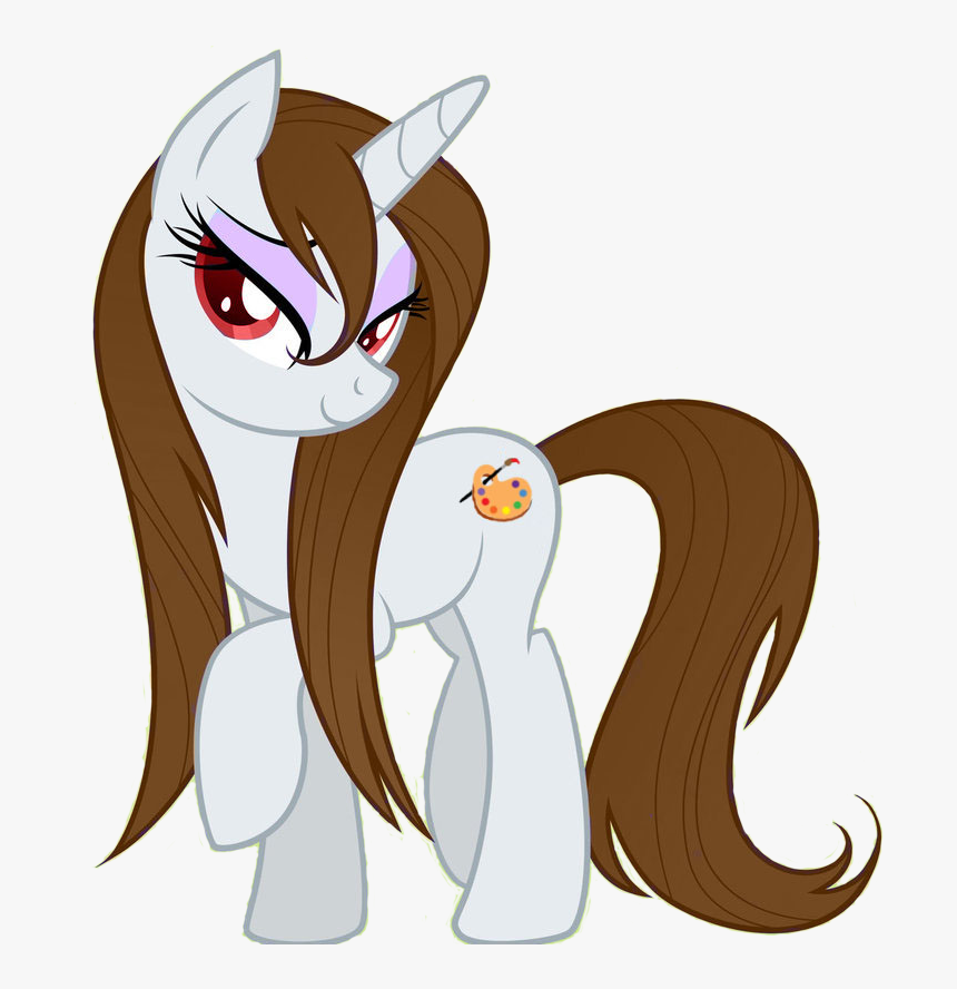 Black Hair My Little Pony, HD Png Download