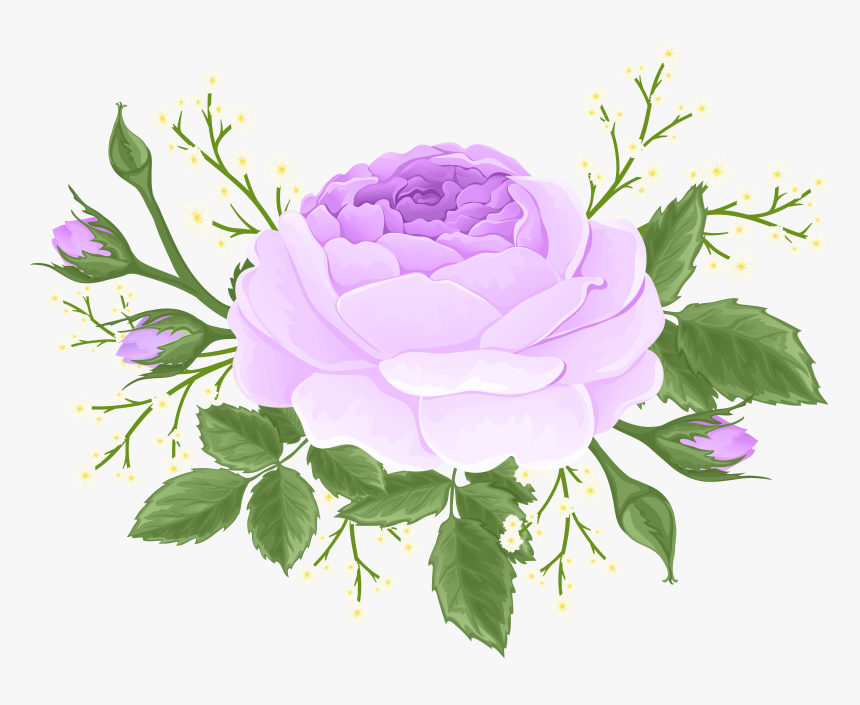 White Flower Design Png, Transparent Png