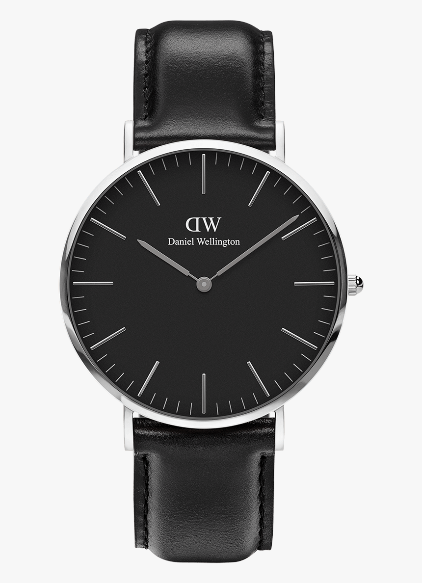 Classic Black Sheffield 40 Silver - Daniel Wellington Sheffield Black Silver, HD Png Download