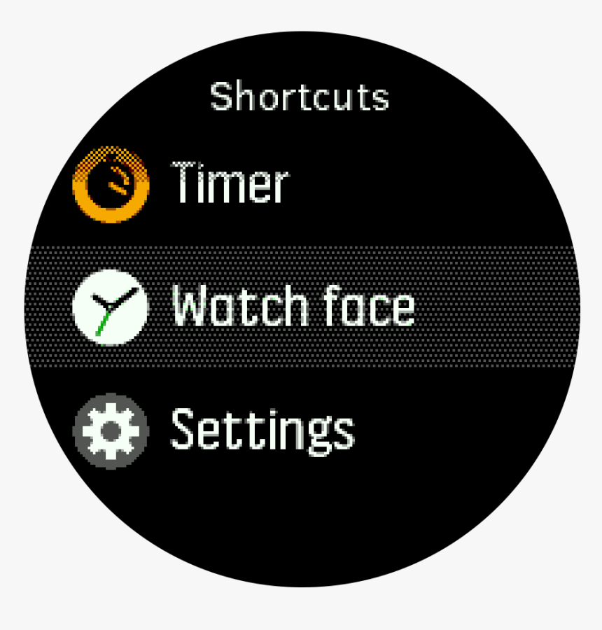 Watchface-setting - Circle, HD Png Download