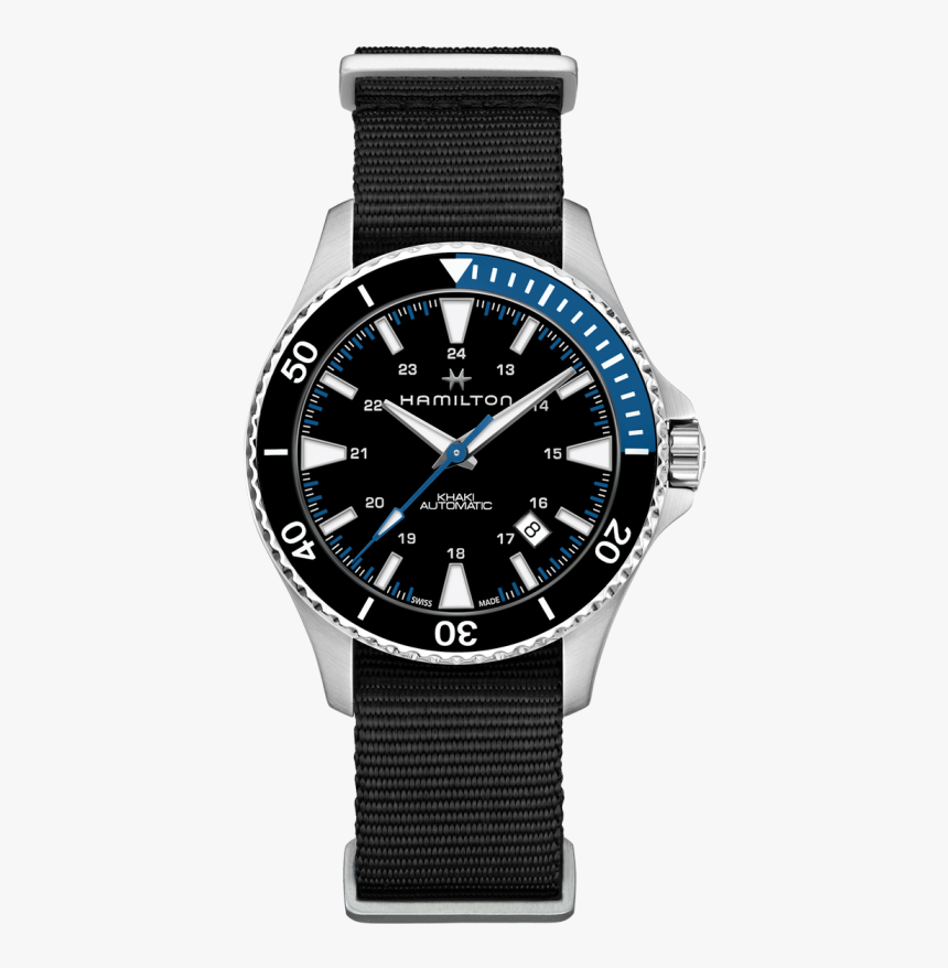 H82315931 - Hamilton Khaki Scuba Auto Blue, HD Png Download