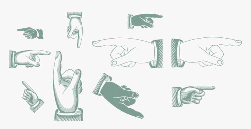 Transparent Arm Pointing Png - Wood Type Ornaments, Png Download