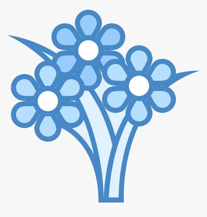 Flores Azuis, HD Png Download