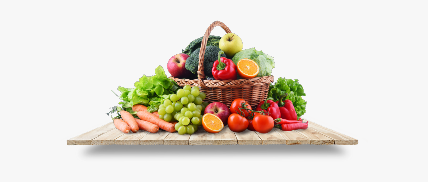 Organic Fruits & Vegetables - Fruits Vegetables, HD Png Download