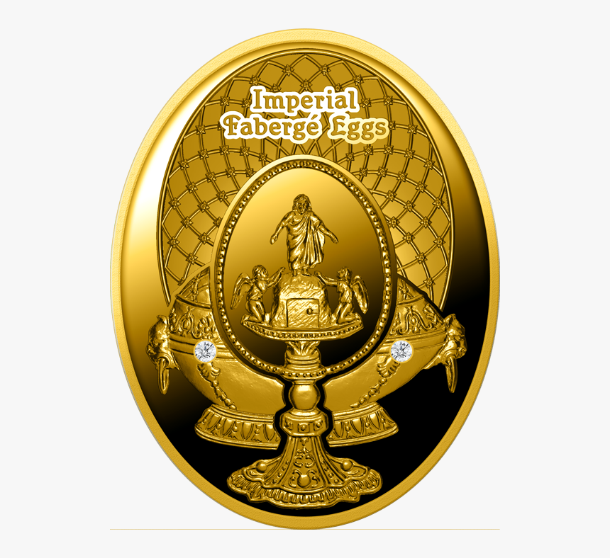 Resurrection Egg Gold Coin In Wooden Case - Emblem, HD Png Download