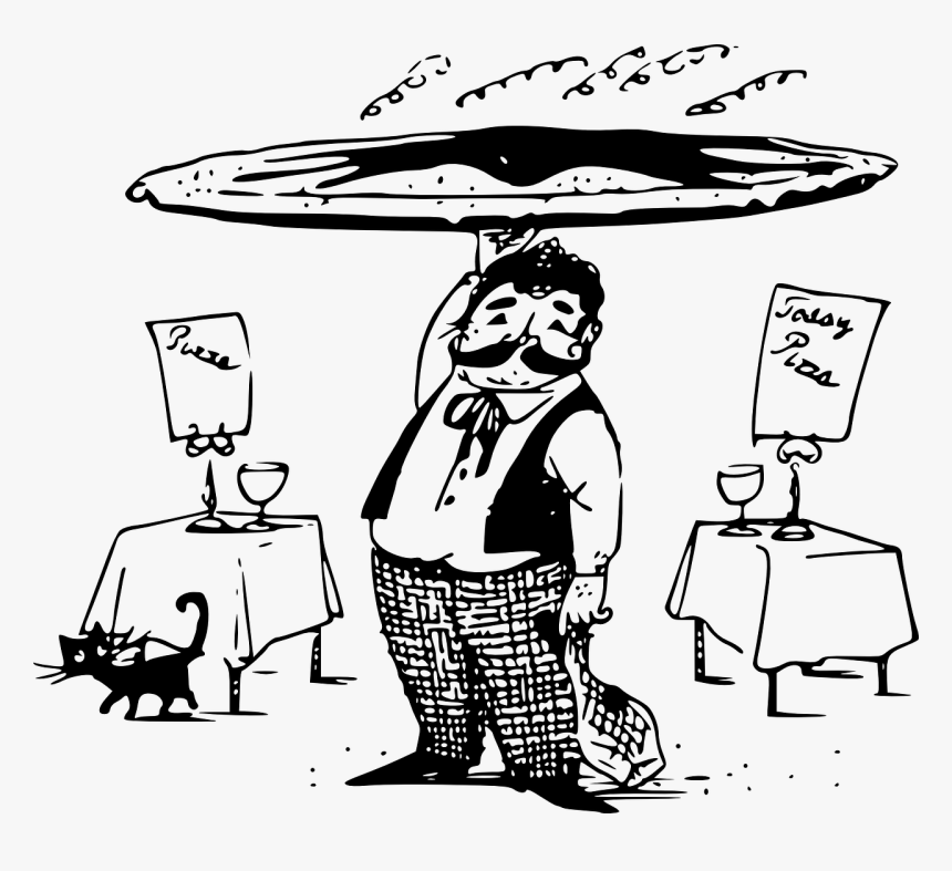 Pizza Waiter, HD Png Download