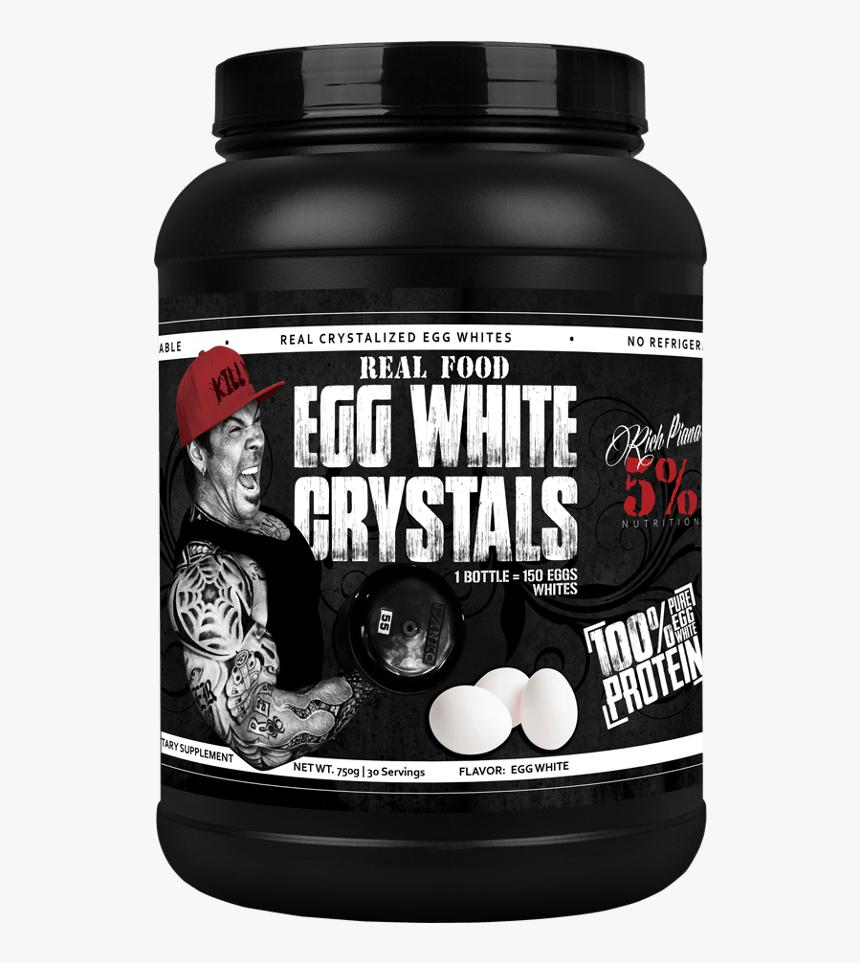 Rich Piana Egg White Crystals, HD Png Download