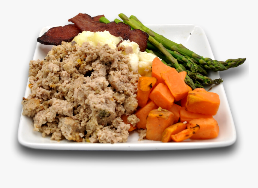 Ground Turkey Egg White Asparagus Fit Plate 

 
 Data - Mashed Potato, HD Png Download