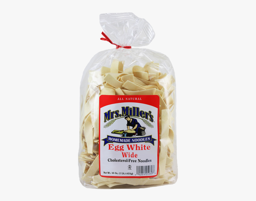 Egg White Wide Noodles, HD Png Download