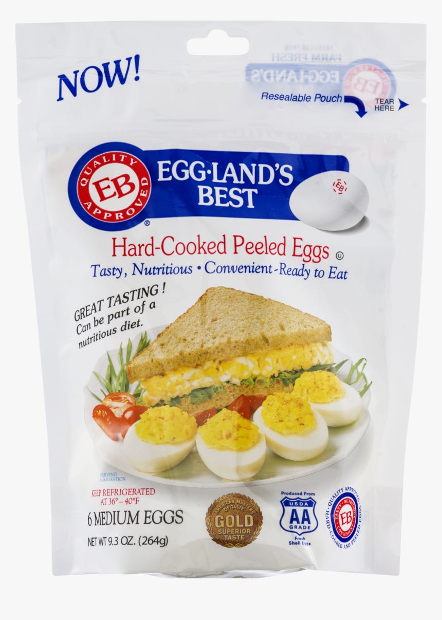 Eggland's Best Hard Boiled Eggs, HD Png Download