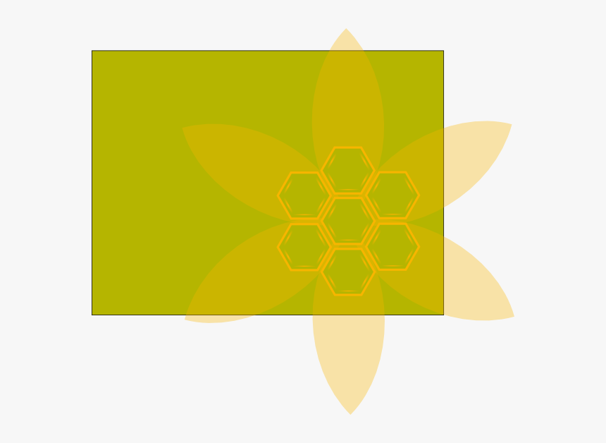 Floral Hexagon Wallpaper Svg Clip Arts - Illustration, HD Png Download