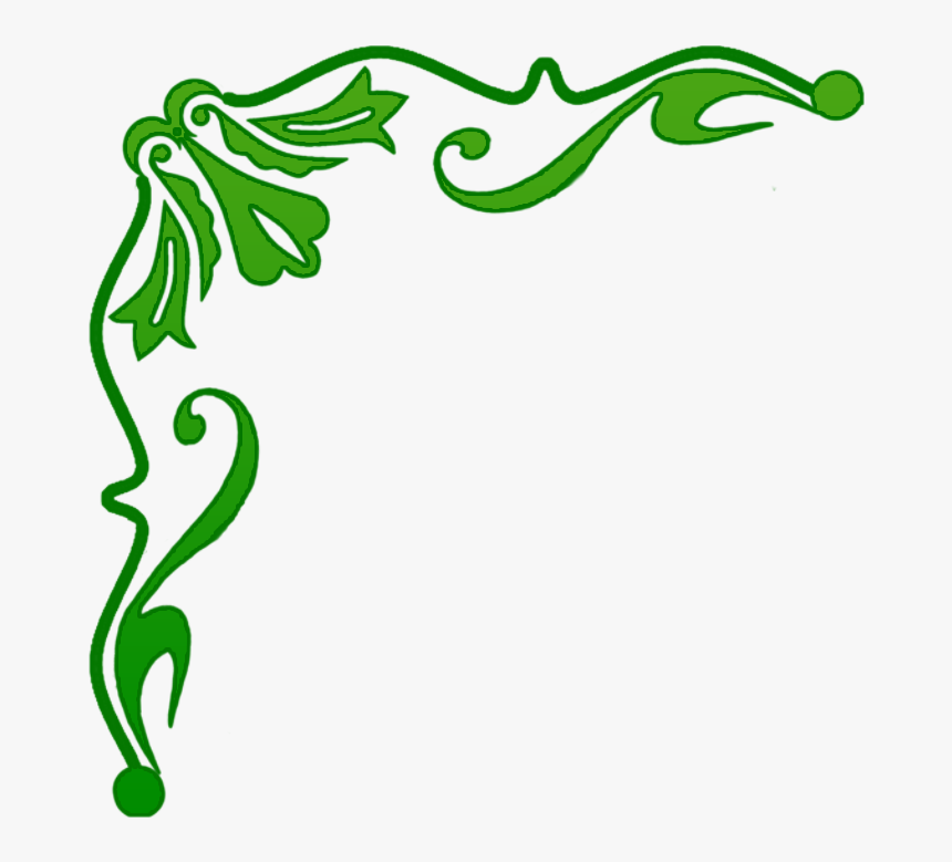 Green Border Style Png Clipart , Png Download - Green Wedding Border Png, Transparent Png