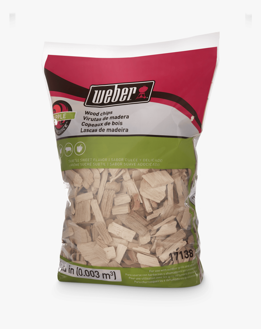 Apple Wood Chips View - Weber Wood Chips, HD Png Download