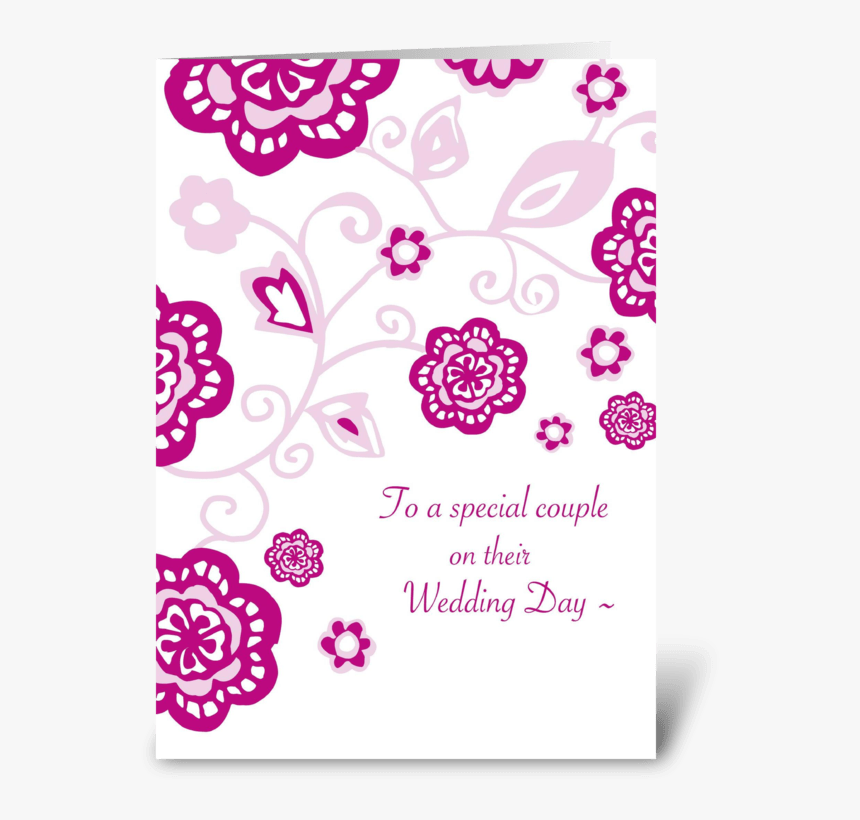 Wedding Day Wishes Send This Greeting Card Designed - Greeting For Wedding Day, HD Png Download